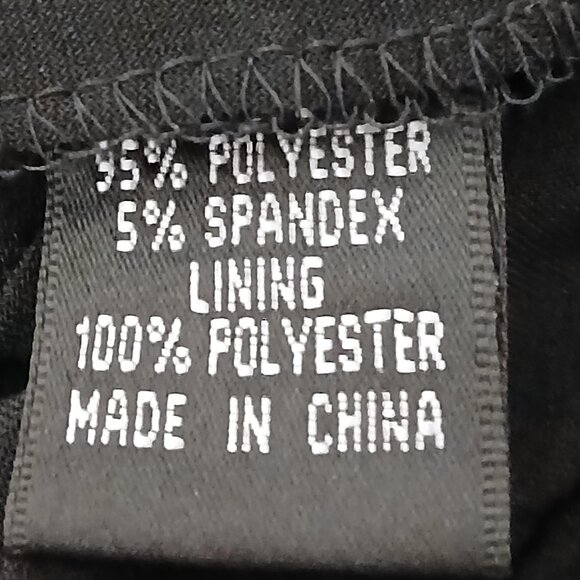 Adrianna Papell Bandage Sheath Dress Size 10 Two-Toned Layered Stretch Zip Back - Picture 10 of 11